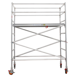 2.3m - 2.6m Wide Aluminium Mobile Scaffold Tower (Standing Height)
